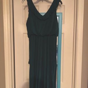 Loft Large Petite Green Maxi